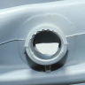 GSK000AA - Манжета люка + открытый отвод (резиновый уплотнитель дверцы) HANSA