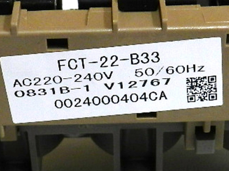 0024000404CA - Клапан заливной 3W180 220V FCT-22-B33 V12767 HAIER