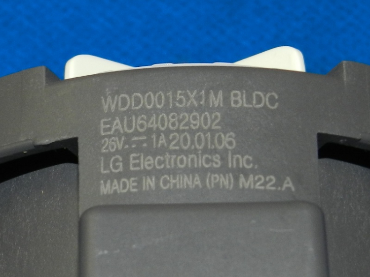 AHA75813401 - Сливная помпа в сборе WDD0015X1M 26V / 20W (с улиткой, фильтром, трубкой) LG