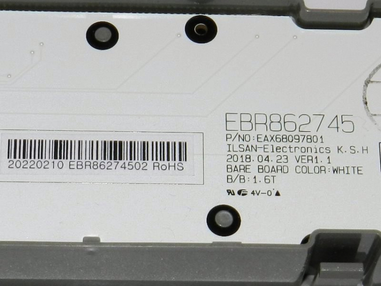 ACQ90419223 - Модуль индикации и управления Smart Inverter (установлен в двери) LG