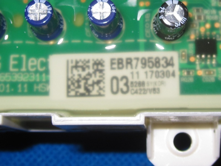 EBR79583403+EBR80154511 - Модуль управления и модуль индикации 1200 Rpm LG