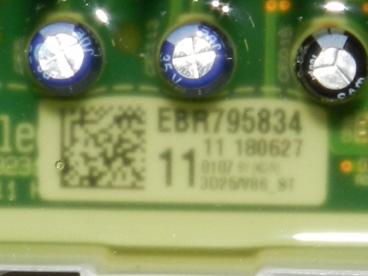 EBR79583411 + EBR80154520 - Модуль управления и модуль индикации LG