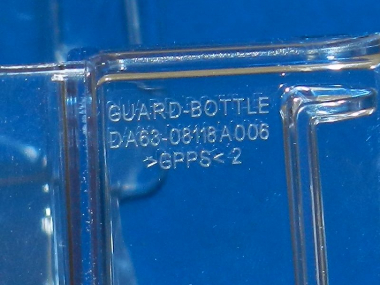 DA63-08118C - Балкон - полка на дверь под бутылки  49.5x10x10.5см (нижняя) Samsung