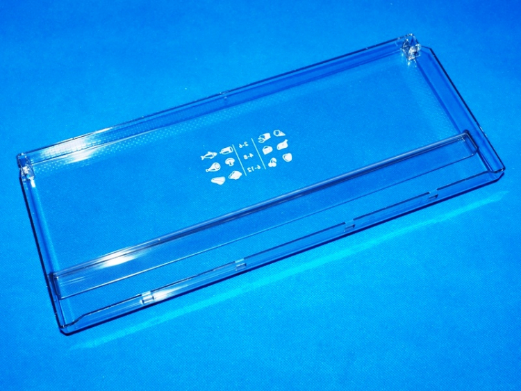 773522412500 - Панель морозильника на ящик (прозрачная, средняя) 43x18.5 см Атлант