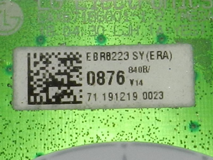 EBR82230876 - Модуль индикации (без силовой платы) LG