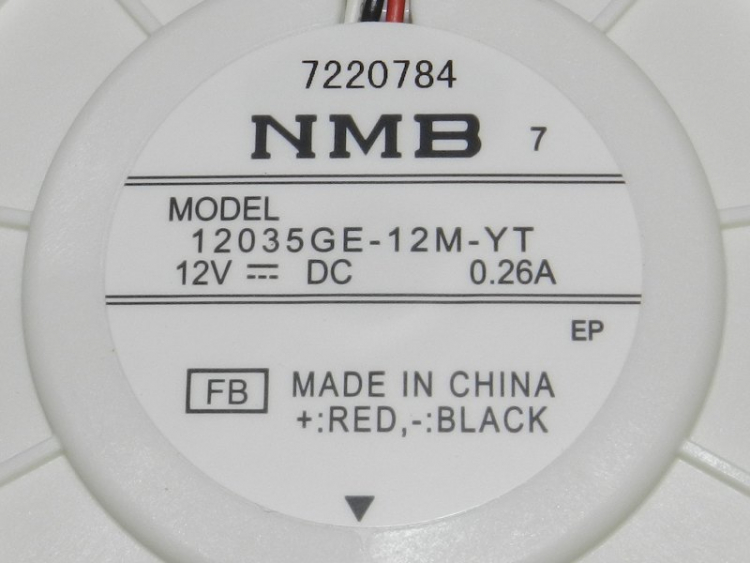 DA31-00334D - Вентилятор холодильника (встройка, side-by-side) NMB 12V MODEL 12035GE-12M-YT Samsung
