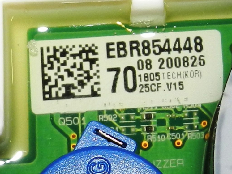 EBR85444870 - Модуль индикации (без доп. диодов под кнопками) + NFC LG
