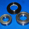 Комплект подшипников 6205+6206 SKF с сальником 37x66x9.5/12 со смазкой LG